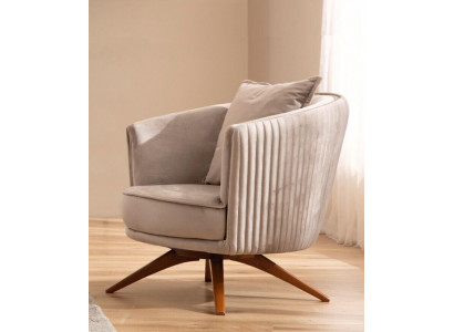 Design Sessel Couch Polster Luxus 1 Sitzer Textil Samt Einsitzer Neu