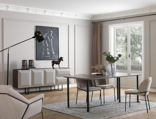 Weiß Garnitur Essecke Essgruppe Esstisch Set 8tlg Esszimmer Holz Neu