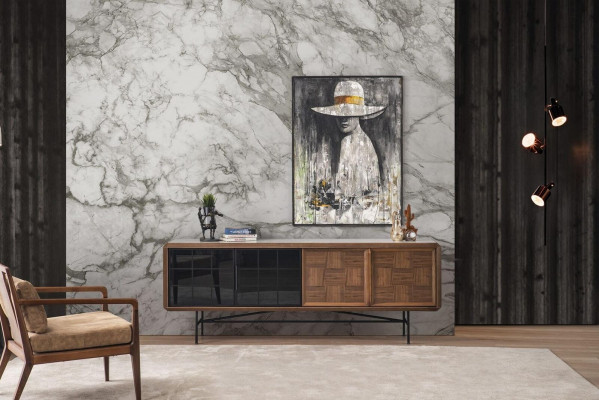 Anrichte Esszimmer Sideboard Kommode Holz Braun Schrank Kommoden