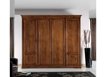 Kleiderschrank Schrank Luxus Holz Design Möbel Schlafzimmer Braun Neu