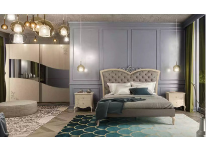 Schlafzimmer Bett 2x Nachttische Luxus Komplette Sets Möbel Zimmer 4tlg.