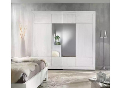 Kleiderschrank Weiß Schrank Holz Schlafzimmer Design Modern Möbel Neu