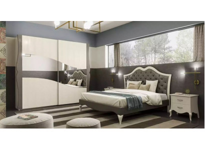 Design Betten Schlafzimmer Bett 2x Nachttische Modern Luxus Möbel 3tlg