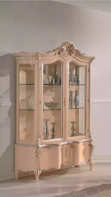 Luxus Holzschrank Design Sideboard Schränke beige Italienische Möbel