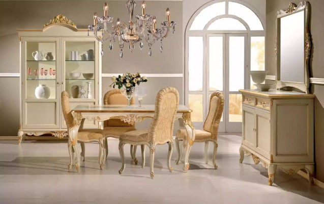 Luxus Sideboard Spiegel 2tlg Kommoden Wohnzimmer Design Möbel Beige