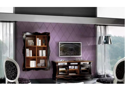 TV Ständer Wohnwand Regale Wohnzimmer Klassische Holz Design Möbel Neu