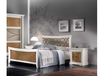 Schlafzimmer Möbel 3tlg. Set Bett Massivholz Nachttische 2x Betten Holz