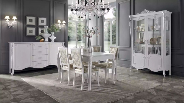 Luxus Stil Schrank Anrichte Vitrinenschrank Design Italienische Möbel