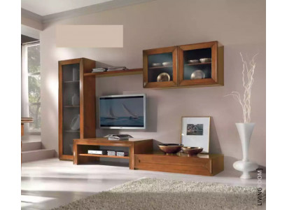 Wohnwand Schrankwand Wohnzimmer Schrank Vitrine Sideboard Wohnwände