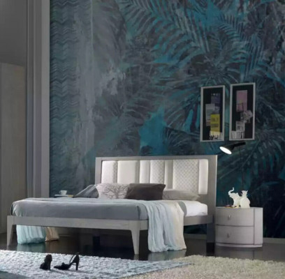 Bett 3tlg. Schlafzimmer Design Luxus Schlafzimmer Möbel 2x Nachttische