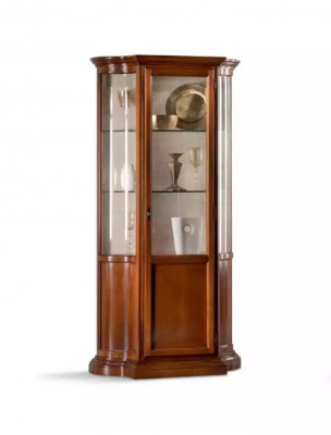 Vitrine Glas Schrank Vitrine Wohnzimmer Holz Anrichte Italienische Möbel