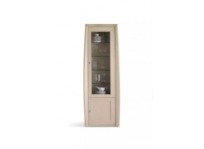 Vitrine Italienische Möbel Wohnzimmer Schrank Glasvitrine Schränke Neu