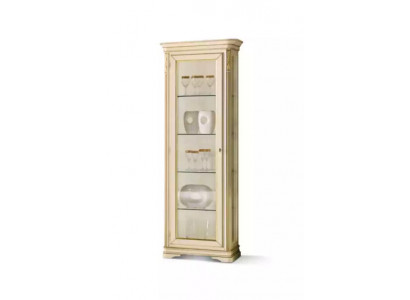 Vitrinen Wohnzimmer Beige Schränke Anrichte Vitrine Schrank Klassische