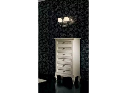 Kommode Holz Italienische Stil Möbel Luxus Weiß Kommoden Sideboard Neu