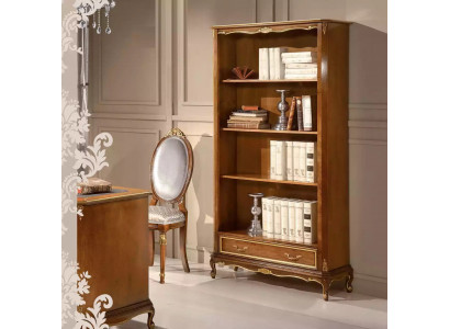 Bücherregal für das Wohnzimmer Klassische braune Möbel Holzregale
