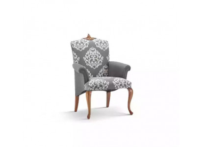 Sessel Wohnzimmer Design Elegantes Möbel Grau Klassisch 1 Sitzer Luxus