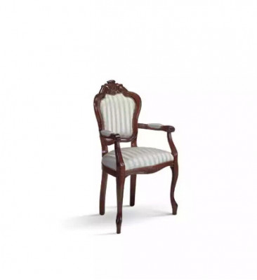 Stuhl Polster Grau Designerstuhl Esszimmer Lehnstuhl Luxus Möbel Neu Artikelzustand: Neu