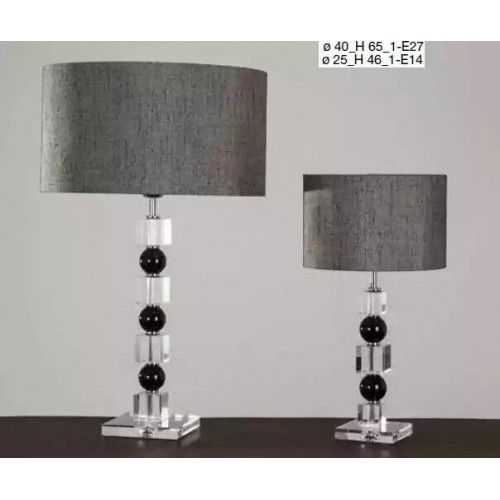 Klassische Nachttischlampe grau Tischlampe luxuriöse Tischlampe Lampe