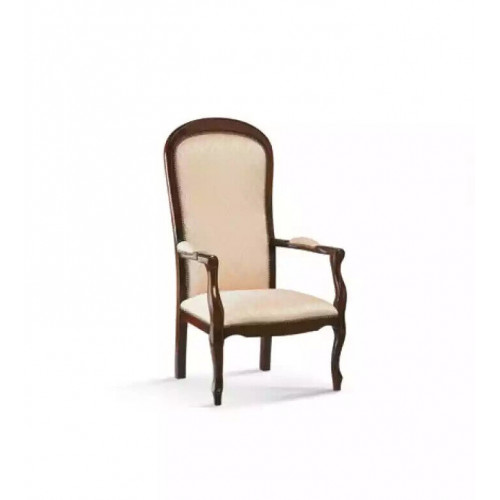Wohnzimmer Sessel 1 Sitz Couch Polster Luxus Textil Design Holz Möbel