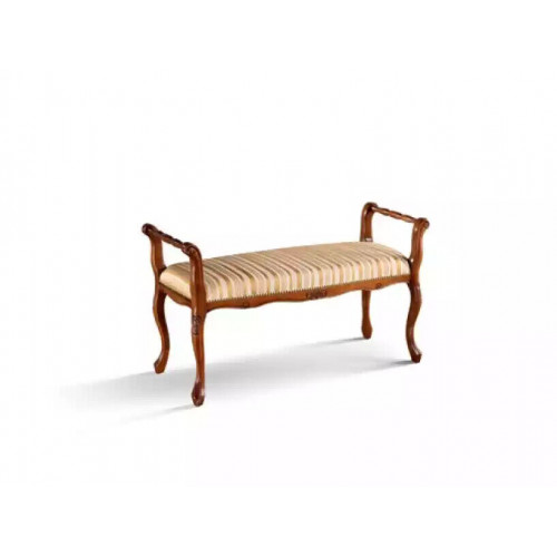 Sitzbank Wohnzimmer Klassische Bank Polsterbank Möbel Textil 101x40x57