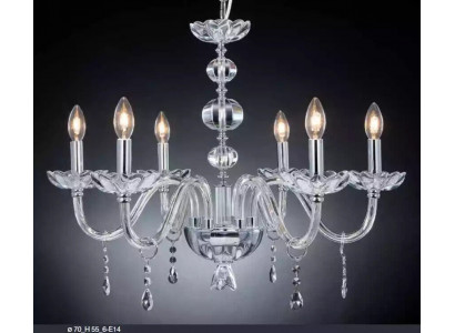 Luxus Kristall Kronleuchter Hängeleuchter Designer Hänge Lüster Glas