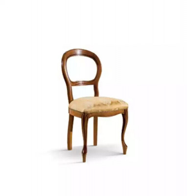 Luxus Design Polster Stuhl Sitz Esszimmer Klassische Textil Möbel Neu