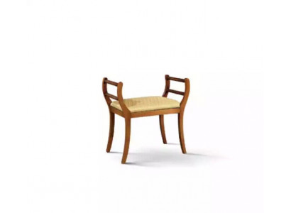 Massivholz Sitzbank Polster Braun Wohnzimmermöbel Klassische Stil Neu