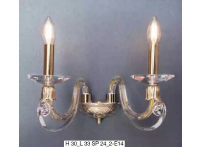 Klassische Wandleuchte Lampe Kronleuchter Wandlampen Leuchte Kristall