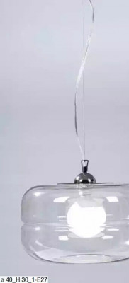 Moderner Transparenter Hängeleuchter Pendelleuchte Decken Lüster Design