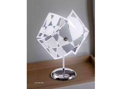 Stilvolle Tischlampe Modern Kristall Kronleuchter Grau Tischlampe Neu