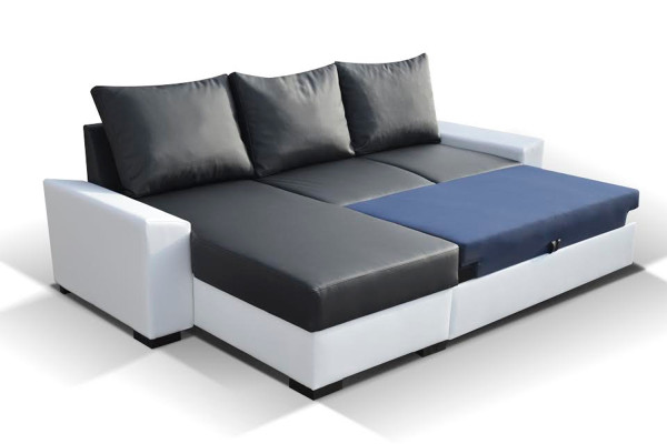 Multifunktion Bettfunktion Bettkasten Schlafsofa Ecksofa Couch Sofas Sofa