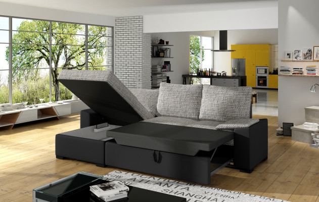 Multifunktion Bettfunktion Bettkasten Schlafsofa Ecksofa Couch Sofas Sofa
