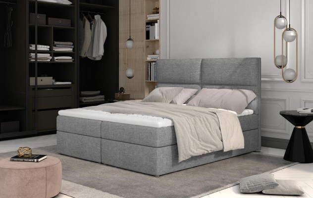 Designer Bett Chesterfield Textil Hotel Betten Doppel Schlafzimmer Luxus 180x200