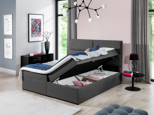 Designer Bett Chesterfield Textil Hotel Betten Doppel Schlafzimmer Luxus 180x200