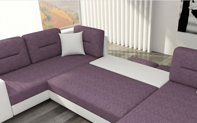 Wohnlandschaft U Form Moderne Wohnzimmer Ecksofa Couch Eck Garnitur