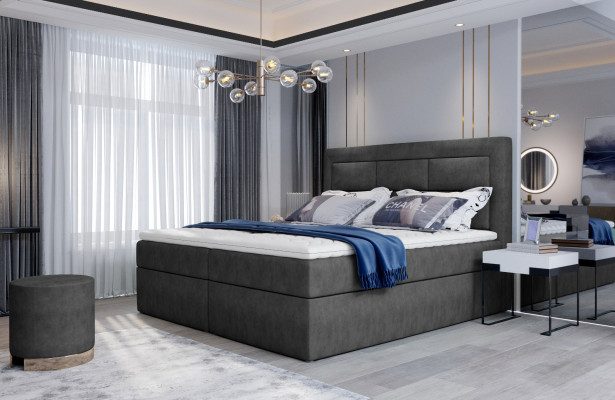 Textil Design Bett Doppel Betten Luxus Ehe Modernes Hotel Gestell Schlaf