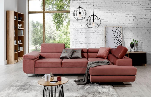 Wohnlandschaft L Form Ecksofa Textil Design Polster Garnitur Sofa Ecke Eckcouch