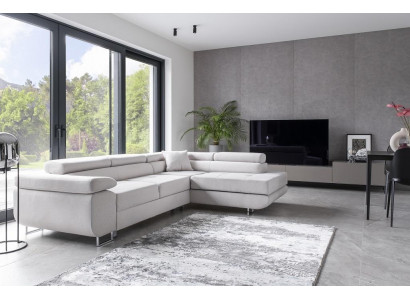 Wohnlandschaft L Form Ecksofa Textil Design Polster Garnitur Sofa Ecke Eckcouch