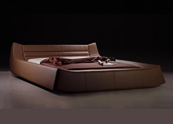 Bett Polster Design Luxus Doppel Hotel Betten Schlaf Zimmer Leder Stoff Modern