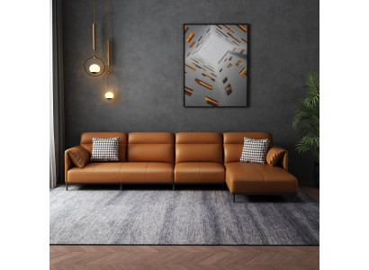 Wohnzimmer Lederpolster Design Ecksofa Eckcouch Couch Sofa L Form