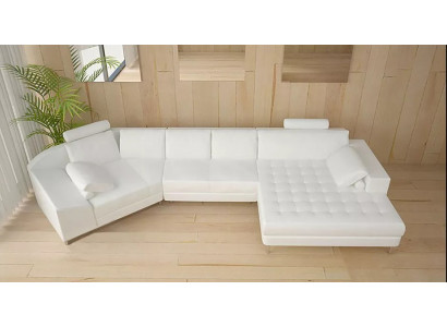 Ecksofa Ledersofa Design Sofa Ecksofa U Form Modernes Polster Wohnzimmer Möbel