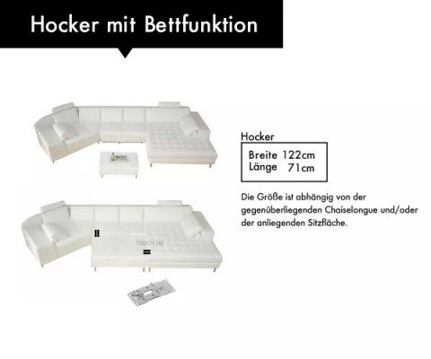 Ecksofa Ledersofa Design Sofa Ecksofa U Form Modernes Polster Wohnzimmer Möbel