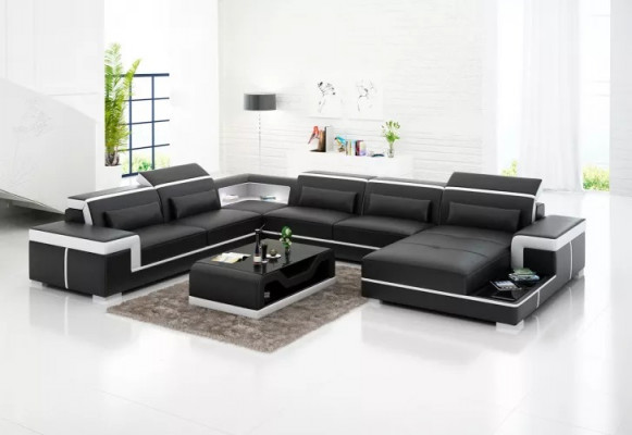 Eckgarnitur Ecksofa Polster Eckcouch Deko Moderne Wohnzimmer Sofa Couch