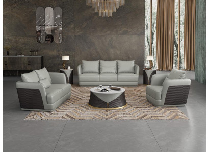Garnitur 3+2+1 Sitzer Couchtisch 2xBeistelltische Wohnlandschaft Sofa Couch 6tlg.