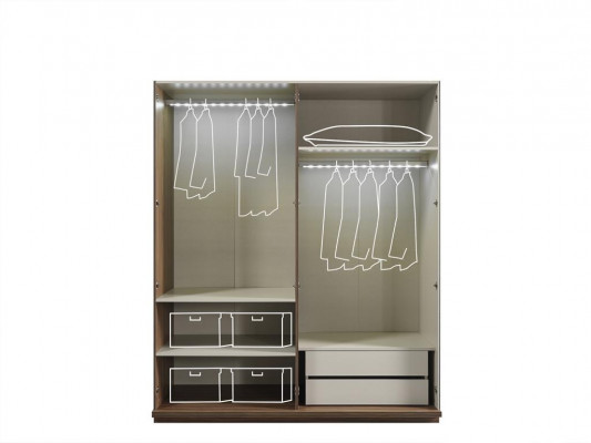 Kleiderschrank Schrank Luxus Holz Schränke Design Möbel Schlafzimmer Weiß