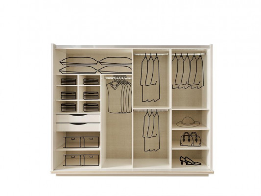 Kleiderschrank Schrank Luxus Holz Schränke Design Möbel Schlafzimmer Weiß