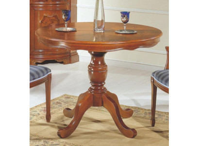 Luxus Rund Tisch Massiv Holz Italien Esszimmer Tische Runde Möbel Esstisch Neu