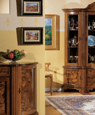 Möbel Glasschrank Vitrine Holz Vitrinen Glas Schrank Schränke Regale Italien