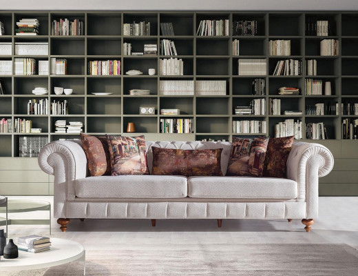 Sofas Stoff Modern Sofa3 Sitz Dreisitzer Couchen Design Couch Polster Beige