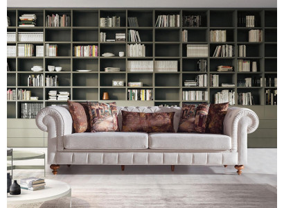 Sofas Stoff Modern Sofa3 Sitz Dreisitzer Couchen Design Couch Polster Beige